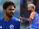 Nitish Kumar Reddy and Hardik Pandya for India. Nitish Kumar Reddy and Hardik Pandya for India.