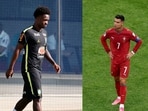 Vinicius Jr. in Brazil practice, Cristiano Ronaldo for Portugal