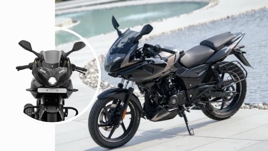 The updated Bajaj Pulsar 220F now features a new LED headlamp with integrated daytime running lights and LED turn indicators.