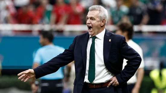 Mexico's head coach Javier Aguirre should be pleased that his team has become the first in the 2026 FIFA World Cup to advance to the Round of 32.(AFP)