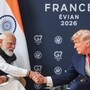 ফ্রান্সে অনুষ্ঠিত জি-৭ শীর্ষ সম্মেলনের ফাঁকে প্রধানমন্ত্রী নরেন্দ্র মোদী এবং মার্কিন প্রেসিডেন্ট ডোনাল্ড ট্রাম্পের বৈঠকের পর বাণিজ্য চুক্তি সম্পন্ন করার বিষয়ে আশাবাদী দুই দেশই।(PMO)