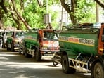Mumbai water crisis: Real estate developers say the water shortage is likely to cause short-term disruptions, extending construction timelines and increasing execution costs. (Representational photo) (Photo by Bhushan Koyande/HT Photo)