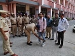 Police personnel and the centre administration conducted a mock drill to assess their preparedness and strengthen security measures ahead of the NEET-UG exam, in Thane.