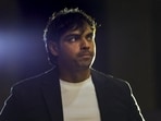 Ace Indian javelin thrower Neeraj Chopra during the inaugural 'Indian Athletics Awards' ceremony, launched by the Athletics Federation of India (AFI), in New Delhi, Saturday. (PTI)