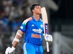 Yashasvi Jaiswal remained unbeaten on 110 vs Afghanistan in the 3rd ODI. Yashasvi Jaiswal remained unbeaten on 110 vs Afghanistan in the 3rd ODI.