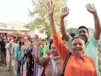 Many pilgrims expressed happiness at being able to undertake the annual journey to the Valley. (PTI)