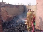 Officials said the exact cause of the fire is yet to be ascertained (HT)