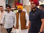 Punjab chief minister Bhagwant Mann attending the wedding of Ravati Sule, daughter of NPC leader Supriya Sule, at the Jio World Convention Centre in Mumbai on Saturday. (HT photo) Punjab chief minister Bhagwant Mann attending the wedding of Ravati Sule, daughter of NPC leader Supriya Sule, at the Jio World Convention Centre in Mumbai on Saturday. (HT photo)