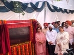 Punjab social security, women and child development minister Baljit Kaur inaugurating the project, in the presence of MLA Kulwant Singh, at Sector 66, Mohali, on Thursday. (HT PHOTO) Punjab social security, women and child development minister Baljit Kaur inaugurating the project, in the presence of MLA Kulwant Singh, at Sector 66, Mohali, on Thursday. (HT PHOTO)