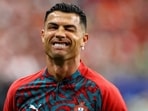 Cristiano Ronaldo playing for Portugal in FIFA World Cup 2026.