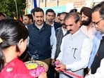 The CM had been pressing for a raise in Himachal’s power share in all BBMB projects set up in Himachal Pradesh, as natural resources of the state are being used to generate electricity through these projects. Despite (HT Photo)