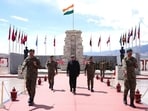 The V-P appreciated the Indian Army for establishing and maintaining the memorial, which preserves the legacy of courage, valour and sacrifice of India’s soldiers. (HT Photo)