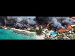 Dramatic videos from the Dominican Republic showed towering flames and thick black smoke consuming parts of the Viva Dominicus Bayahibe resort.