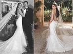 Dua Lipa stuns in custom Chanel gown at a lavish Sicily wedding to Callum Turner.
(Instagram/@dualipa)