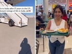 The woman who returned to India from the US after 17 years. 