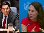 Israeli ambassador Danny Danon asked Vanessa Frazier to "be quiet" after she shouted a point of order while he was speaking.