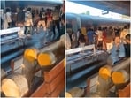 The victim, identified as Pankaj Dhama, was allegedly kicked and punched by fellow passengers. 