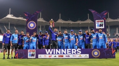 India defeated Afghanistan by nine wickets in the third and final ODI, completing a 3-0 clean sweep. (PTI) India defeated Afghanistan by nine wickets in the third and final ODI, completing a 3-0 clean sweep. (PTI)