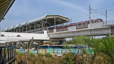 To fix this, on June 11, the Delhi Metro Rail Corporation (DMRC) floated a tender worth ₹47.34 crore to complete the unfinished station. (HT PHOTO) To fix this, on June 11, the Delhi Metro Rail Corporation (DMRC) floated a tender worth ₹47.34 crore to complete the unfinished station. (HT PHOTO)
