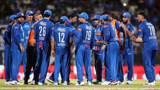 For Afghanistan, Mohammad Nabi took a wicket.(ANI Pic Service)