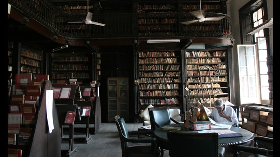 The reading life: The Asiatic Society library in Mumbai. (Hemant Padalkar/Hindustan Times via Getty Images)