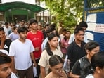 Officials said the examination was held under tight security arrangements. (Sunil Ghosh/ HT)