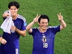  Japan's Ayase Ueda had a great game against Tunisia.