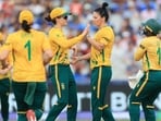 South Africa's Marizanne Kapp starred with two wickets and a match-winning unbeaten 81. (Nigel French/PA via AP)