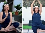 Bhagyashree promotes yoga and fitness for healthy ageing on International Yoga Day. Bhagyashree promotes yoga and fitness for healthy ageing on International Yoga Day.