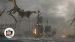 A still from House of the Dragon season 3 showing the Battle of the Gullet.