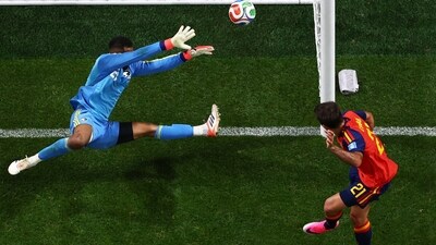 Mikel Oyarzabal was much criticised for failing to get a touch on the ball in the first 30 minutes in the last game, but against Saudi Arabia, he recorded two goals and an assist in the first 24 minutes. (AP Photo/Colin Hubbard)