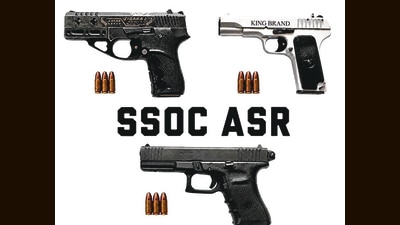Three foreign-made sophisticated pistols and ammunition were recovered from the three accused. (HT) Three foreign-made sophisticated pistols and ammunition were recovered from the three accused. (HT)