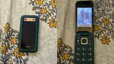 Digital detox experiment with a Nokia flip phone. (X/@wittysiddharth)