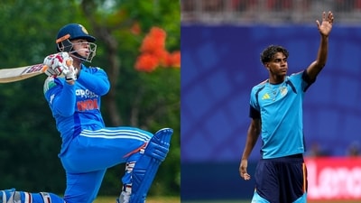 Vaibhav Sooryavanshi for India and Lamine Yamal for Spain. (PTI, AFP)