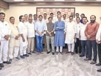 21 out of 25 Shiv Sena (UBT) MLAs attended the meeting at party chief Uddhav Thackeray’s residence on Monday (PTI)