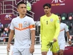 Sunil Chhetri and Gurpreet Singh Sandhu