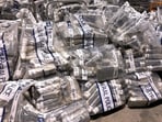  Australian police seized a record 2.7 tonnes of cocaine hidden in plastic tubs buried underground on the outskirts of Sydney, detectives said on June 22. 