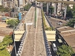 India / Mira Bhayandar / 27May 2026 - Mira Bhayandar"s Viral Bat Shaped Flyover Bridge built by MMRDA Which is Virtual Death Trap for Motorists Near Mumbai, India,--- Photo By - Azim Tamboli