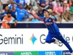 India's Jemimah Rodrigues attempts a catch off South Africa's top-scorer Marizanne Kapp in the ICC Women's T20 World Cup match at Old Trafford on Sunday. (AP Photo)