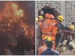 Rescue teams have brought six other people out of the coaching centre building as search and evacuation operations continue.
