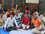 Mumbai, India. June 20, 2026 - Employees of the Brihanmumbai Electric Supply and Transport (BEST) undertaking continued their indefinite strike for the second consecutive day on Saturday. The strike disrupted bus services citywide, leaving thousands of commuters unable to reach their offices and destinations. Mumbai, India. June 20, 2026. (Photo by Raju Shinde/HT Photo) (Raju Shinde)