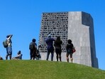 People visit the Barack Obama Presidential Center on its opening day in Chicago, Illinois, U.S., June 19, 2026.