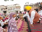 Punjab Chief Minister Bhagwant Mann during the inauguration of a modern library, in Fatehgarh Sahib on Sunday. (ANI) Punjab Chief Minister Bhagwant Mann during the inauguration of a modern library, in Fatehgarh Sahib on Sunday. (ANI)