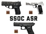 Three foreign-made sophisticated pistols and ammunition were recovered from the three accused. (HT) Three foreign-made sophisticated pistols and ammunition were recovered from the three accused. (HT)