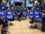 US stock futures rose as Iran peace talks eased tensions, oil prices fell. (Photo by Michael M. Santiago / GETTY IMAGES NORTH AMERICA / Getty Images via AFP)