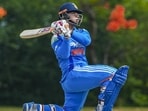 Vaibhav Sooryavanshi in action for India A against Afghanistan A during the recent tri-series. (SLC)