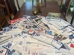 Some of Mary Tierney's 125 expired coupons.