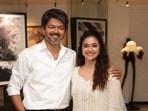 Keerthy Suresh shared a picture with Tamil Nadu CM Vijay on his birthday.