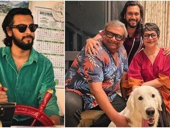 উজান গঙ্গোপাধ্য়ায়ের সঙ্গে কৌশিক ও চূর্ণী। 