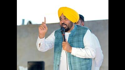 Punjab chief minister Bhagwant Mann on Monday said under the Aam Aadmi Party regime, Punjab had become a leading state in the country offering quality education. (HT Photo)